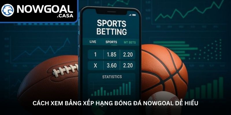 Cách xem bảng xếp hạng bóng đá Nowgoal dễ hiểu